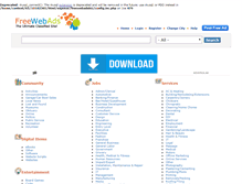 Tablet Screenshot of freewebads.biz